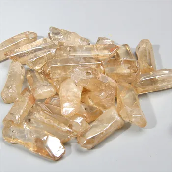 40 mm 10BUC Prime Naturale Galben Cristal de Cuarț Cluster DIY Puncte Pilon Coloana Reziliat Bagheta de Vindecare Reiki Minerale, Pietre