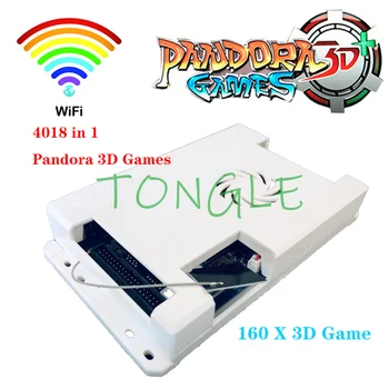 4018 în 1 Pandora Box 168 3D Arcade Consola Kit Piese Wifi Descarce Jocuri, Placa de baza 4 Jucători USB Gamepad Joystick LED-uri Buton