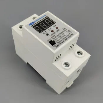40A 220V ON/OFF reconectați peste si sub tensiune protecție dispozitivul de protecție a releului cu un Voltmetru tensiunea de monitor
