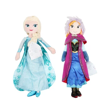 40cm/50cm Disney Frozen 2 Papusa Printesa Elsa Anna Umplute, Jucării de Pluș Ziua de nastere Cadouri de Craciun pentru Fata de Copii copii