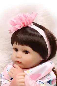 40CM bebe papusa reborn realiste minunat premmie baby doll realist renăscut copil joc jucarii pentru copii Cadou de Crăciun foarte moale