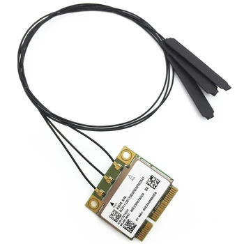 40cm MHF4 Antene + AW-CB160H BCM94360HMB BCM94360 Jumătate Mini PCI-express 802.11 AC 1300Mbps Wireless WIFI WLAN Bluetooth4.0 Carte