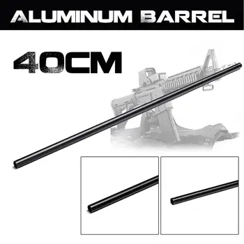 40cm Negru Upgrade Butoi de Aluminiu Pentru Jinming 8 M4A1 Gel Mingea Pistoalele de Jucărie Arme de Înlocuire Accesorii