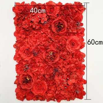 40X60CM Artificiale Hortensie Bujor Floare Trandafir Perete Petrecere Nunta Arc de Fundal de Perete Decor Acasă Balcon Agățat Layout