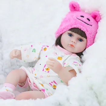 42cm Silicon Renăscut Papusa Simulare Copilul Bebe Păpuși Reborn Copilul Moale Jucarii pentru Copii Pentru Fete Copil Ziua de nastere Cadouri de Craciun