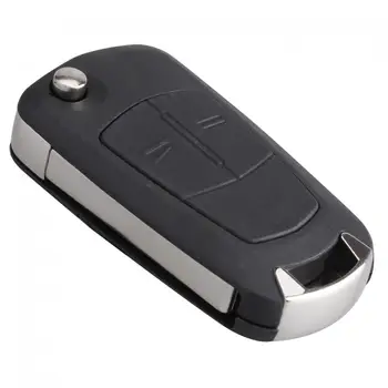 433MHz 2 Butoane de acces fără cheie Netăiat Flip Mașină de la Distanță Cheie Fob PCF7941 Chip și Baterie pentru Opel (vauxhall) Corsa D 2007-2012