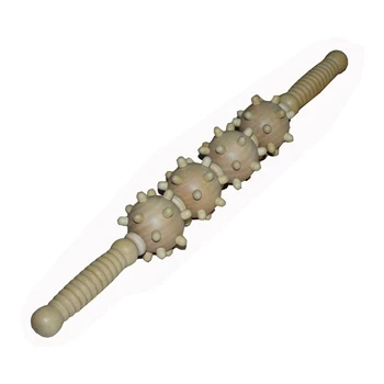 44cm din Lemn Home Spa Musculare Role Stick Celulita Blaster Fascia Punctul de a Declanșa Eliberarea de Auto Masaj Spate Stick Instrument Produs