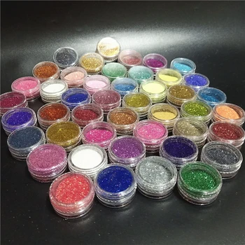 45 Culori Diamond Shimmer Glitter Pulbere pentru Tatuaj Temporar Copiii Fața Corpului de BRICOLAJ, Pictura pe Unghii Decor de Arta Instrument