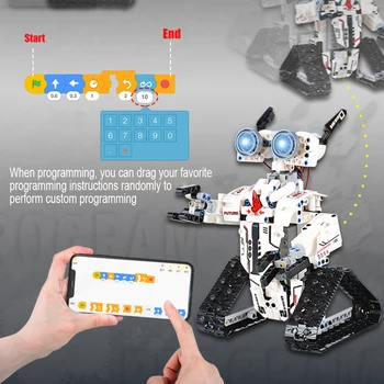 467PCS Creative Electrice de Control de la Distanță Utilaje Constructii Blocuri Jucării & Hobby-uri Technic RC Robot Cărămizi Jucarii Pentru Copii