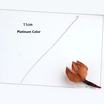 4BUC 11CM Aur de 24K Culoare Platină Culoare Alama Cercel Linie pentru a Face Bijuterii Constatările Accesorii