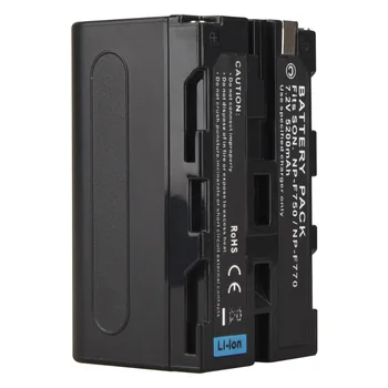 4buc 5200mAh 7.2 V F750 F770 Full Decodat Digital Li-ion DSLR aparat de Fotografiat Baterie pentru Sony NP-F550 NP-F770 NP-F750 F960 F970