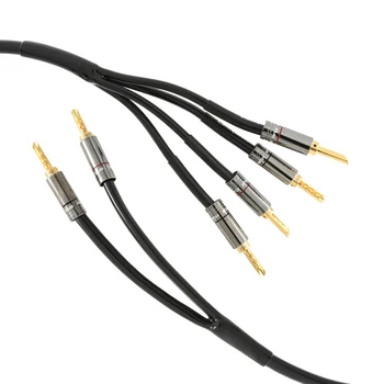4BUC Cablu Pantaloni 7mm 9mm, 12mm 15.5 mm Difuzor Audio Cablu de Sârmă Pantaloni Cizme Y Splitter Gâfâi HIFI DIY Audio Cablu
