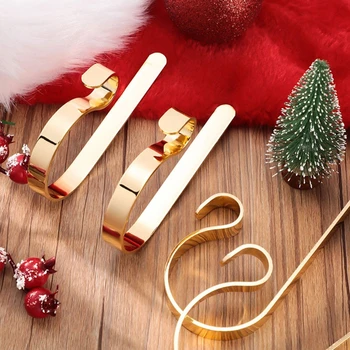 4buc Ciorap de Crăciun suporturi pentru Manta Clip Șemineu Cârlige Cuier de Stocare Suluri pentru Petrecerea de Crăciun de Decorare Consumabile