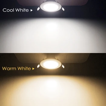 4buc LED corp de Iluminat Rotund Estompat 7W RGBW LED copii Plafon Încastrat Spot de Lumină în Infraroșu controler de Schimbare a Culorii AC 110V/220V