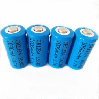 4buc/lot SHSEJA 3.7 V 1000mAh CR123A 16340 baterie reîncărcabilă de protecție CR123a 16340 baterie litiu-ion reîncărcabilă litiu baterie