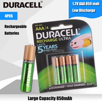 4BUC Original DURACELL AAA 1.2 V 850mAh Pentru Lanterna aparat de Fotografiat de Jucărie Preîncărcat de mare capacitate Baterii Reîncărcabile