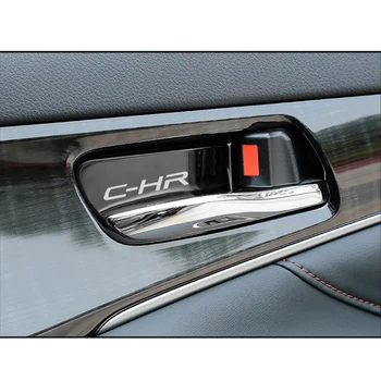 4buc oțel inoxidabil mașină maner usa interioara ornament autocolant pentru Toyota CHR C-HR Accesorii Styling Auto