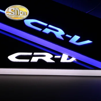 4BUC Pentru Honda CR-V CRV 2016 2017 2018 Acrilice Mișcare a DUS Pedala de bun venit Masina Scuff Placa Pedala Pragului de Ușă Cale de Lumină