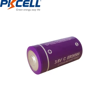 4buc PKCELL 3.6 V C dimensiune Baterie cu Litiu ER26500 9000Mah Li-SOCl2 Baterie Baterii Bateries