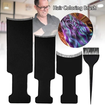 4buc Profesional de Coafat Cu Perie Salon Ușor DIY de Colorare a Părului Colorat Set de Bord Frizer Acasă Nuanță de Păr Instrument de Styling