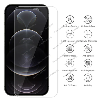 4buc Sticla Temperata Pentru iPhone 12 Pro Max 12 Complet Capacul Protector de Ecran Pentru iPhone 12 Mini 12Pro Max 12 6.7 în Sticlă de Protecție