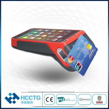 4G/Wifi/Bluetooth MSR & IC & NFC & 2D Scanner Android Terminal POS cu Imprimanta Z100 cu PCI EMV certificat
