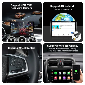 4G WIFI Radio Auto Pentru Nissan Qashqai-2017 Multimedia Video Player Android 10.0 Suport BT DSP Camera cu Vedere în Spate 10