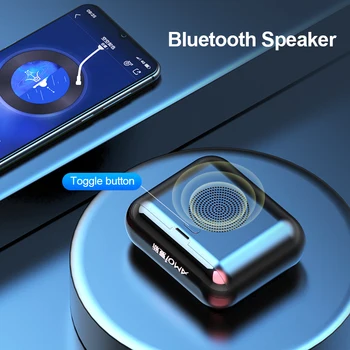 4in1 TWS Adevărat fără Fir Bluetooth Casti Difuzoare Stereo, Bas Căști Căști În ureche Sport Cască LED Display Telefoane MICROFON