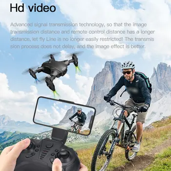 4K-FPV H2 Mini Drona Cu 500 MAh Fotografii Și clipuri Video HD Și 5G WiFi Transmisie Dual-Timp de Zbor de Aer Presiune de Drone