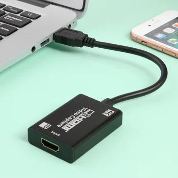 4K HDMI USB Capture Card Adaptor USB 3.0 La HDMI Captura Video Grabber Record de Box pentru Joc HD aparat de Fotografiat Înregistrare Live Streaming