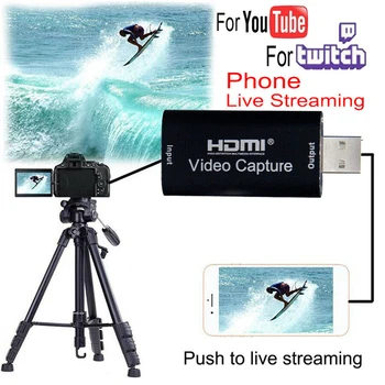 4K Video cu placa de Captura USB 3.0 2.0 HDMI Video Grabber Record XBox One Pentru PS4 Jocul DVD Video Camera Înregistrării de Live Streaming