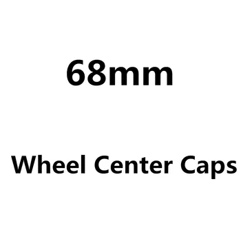 4X 68mm Pentru BMW E39 E36 F20 E87 X5 E70 E53 E91 E92 E46 E60 E90 F30 F10 r1200gs G30 M Accesorii Auto Jantă Cover Capac de Butuc