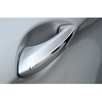 4x Mânerul Ușii Benzi de Acoperire Decor Ornamental Pentru BMW Seria 5 F10 11-16 & GT F07 14-17