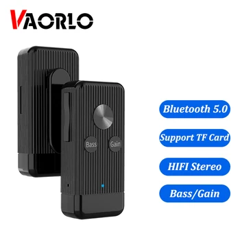 5.0 Bluetooth Receptor Audio de 3,5 mm AUX Jack Stereo de Muzică Wireless Adapter Suport TF Card de Joc de Bass Obține Comutator Pentru Masina kti