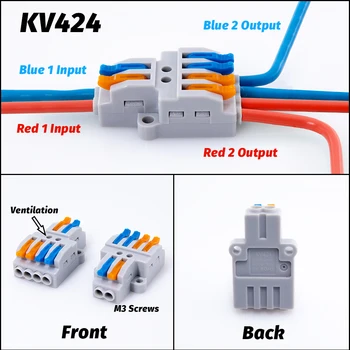 5/10/30buc Rapid Conector de Sârmă SPL tip 42/62 Cablu Conector Push-in Universal Splitter Cabluri Conductor Terminal Block