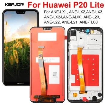 5.84 inch Ecran Pentru Huawei P20 Lite ANE-LX1 LX3 Display LCD Touch Ecran Înlocuire Ansamblu Digitizer Pentru Huawei P20 Lite LCD
