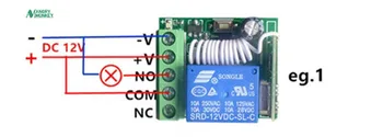 5 Buc 433mhz12v receptorul comută meci 433Mhz control de la distanță EV1527 cod de învățare
