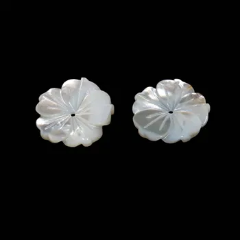 5 Buc/lot 10-20MM Alb Natural Mama Floare Perla Scoica Stone Shell Margele Pentru Femei Bijuterii Diy Accesorii Face