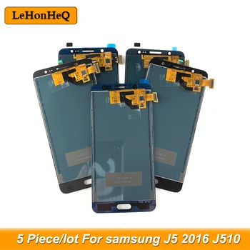 5 buc/lot LCD pentru Samsung Galaxy J5 2016 J510 LCD J510F J510FN J510M Display Touch Screen Digitizer asamblare