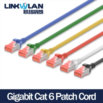(5 buc/pachet) RJ45 Cat 6 SFTP patchcord cablu 0.25 m/0,5 m/1m/1,5 m/2m/3m/5m pentru opțional - 7 culori disponibile ecranat LSZH