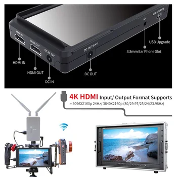 5 Inch IPS Foto DSLR Domeniul Monitor 4K HDMI FHD 1920x1080 LCD pentru Zhiyun Weebill Stabilizator de Camere Video de Filmare Cinematografice