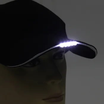 5 LED Far Reglabil Capac Luminat Pălărie Cu LED Lumina Cap Lanterna Pentru Exterior Seară de Pescuit Sportiv, Camping