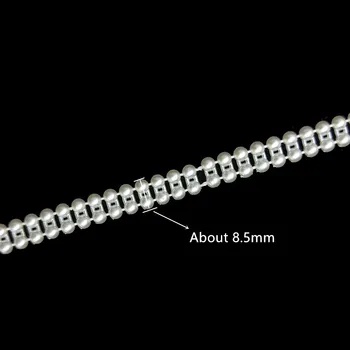 5 Metri Jumătate Pearl Margele de 4mm Două Rânduri de Margele Rotunde Meserii Diy Consumabile Decor Nunta, Accesorii de Mireasa Rochii de Bijuterii