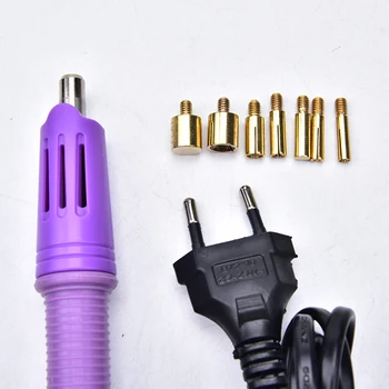 5' Rapidă De Căldură ! 1 buc/lot violet Hot fix Aplicator bagheta Arma pentru Remediere rapidă Pietre de fier pe cristale diy tooles gratuit shippment