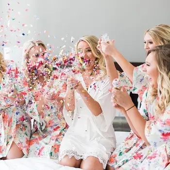 5 Set Culori Bogate Push Pop Confetti Poppers Tunuri pentru Copil de Dus Eveniment Consumabile Partid de Nunta Petrecere Decoratiuni