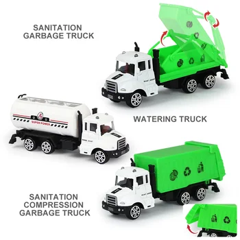 5 Stil Transport Urban Transport Camion Vehicul De Inginerie Model De Masina Jucării Pentru Băieți Copii Cadouri