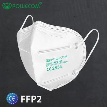 5 Straturi FFP2 Mascarillas Siguranță Respiratorie Măști de Protecție ffp2mask Non-Măști de Unică folosință Praf de Siguranță Masca powecom