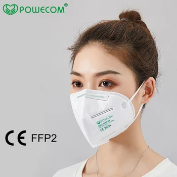 5 Straturi FFP2 Mascarillas Siguranță Respiratorie Măști de Protecție ffp2mask Non-Măști de Unică folosință Praf de Siguranță Masca powecom