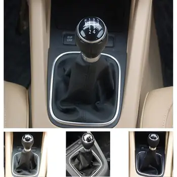5 trepte de Viteză Auto Gear Shift Knob Gearstick Gaiter Boot Kit Pentru VW Golf 6 MK5 MK6 Jetta 2005 2006 2007 2008 2009 2010 2011 perioada 2012-