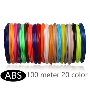 50/100/200 metru ABS PLA 1,75 mm filament de plastic pentru pen 3d Fără poluare materiale 3 d imprimantă pen rezerve copii cadouri